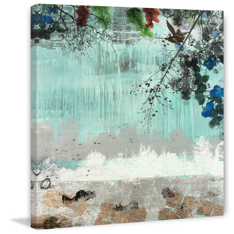 Lost River 1 Piece Wrapped Canvas Painting, 46 cm H x 46 cm W