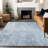 Machine Washable Indoor/Outdoor Xhevrie Sky Rug-1860306925