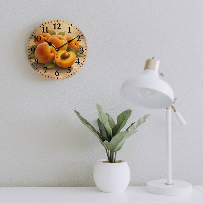 Décoration murale abricot 12 x 12 po