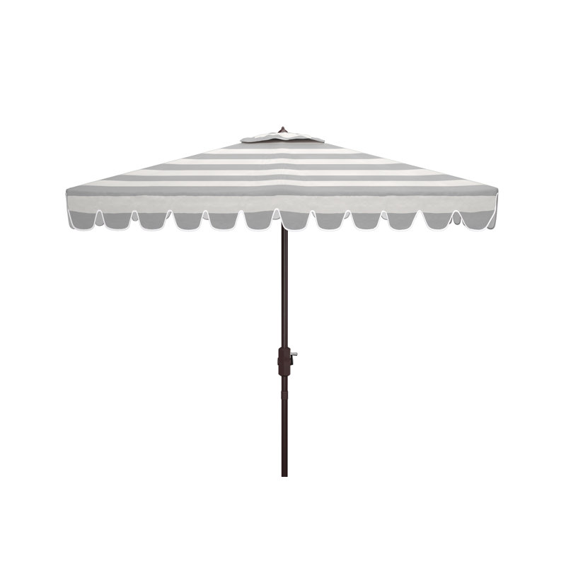 Parasol de marché carré 7,5 pi Cali, gris