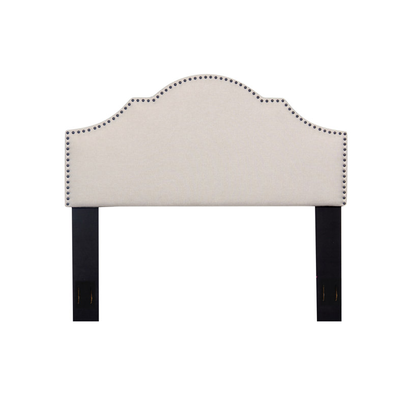Tête de lit tapissier Imala, Beige
