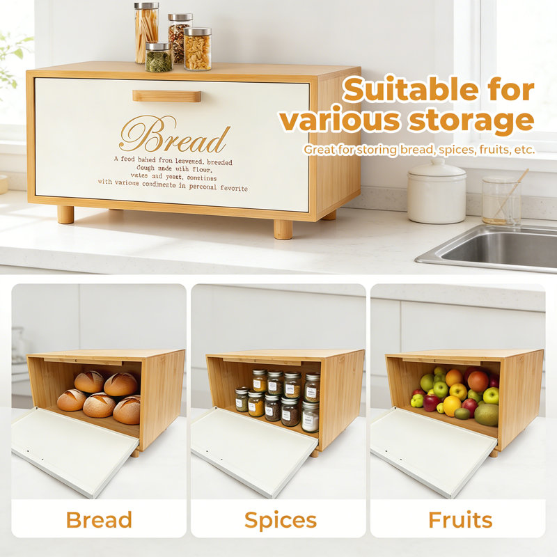Wood Food Storage Container