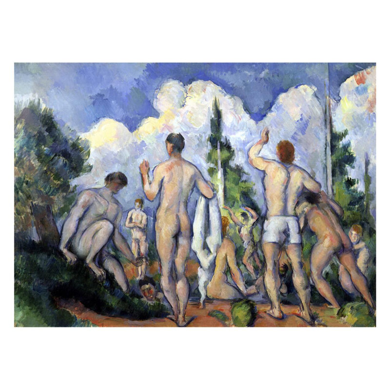 The BathersPaul Cézanne Giclee Print, 22" H x 28" W