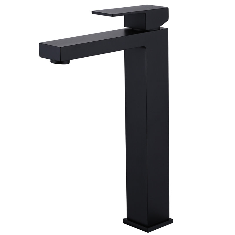 6028 Single Hole Bathroom Faucet Vessel Sink Faucet Single-handle Bathroom Faucet, Matte Black