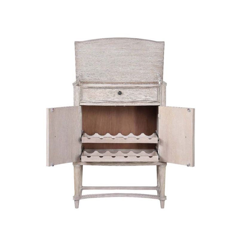 Armoire à vin Wynsor, blanc antique