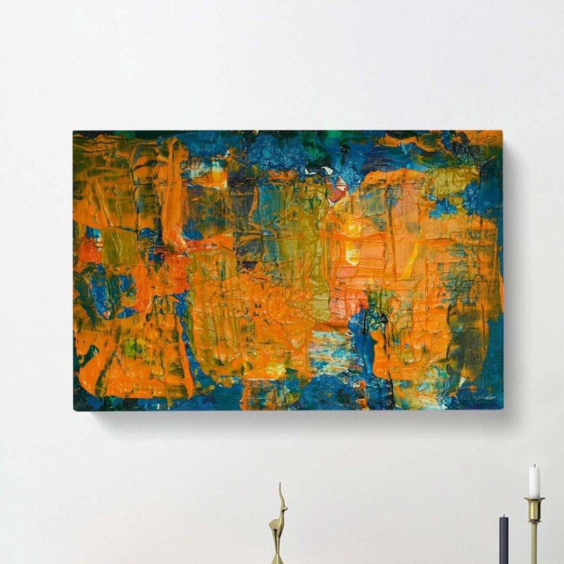 Abstract Art Painting Vol.88 by S.Johnson - Wrapped Canvas Painting, 50cm H x 76cm W x 3cm D