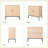 32" Sideboard Cabinet With Rattan