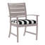 Charleston Aluminum Patio Dining Armchair with Cushions-706335716-706269131-770975217