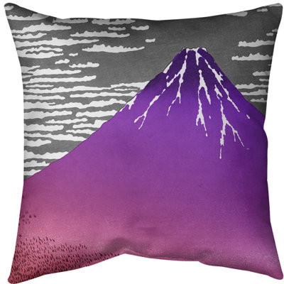 Coussin katsushika hokusai, fine vent clair matinée