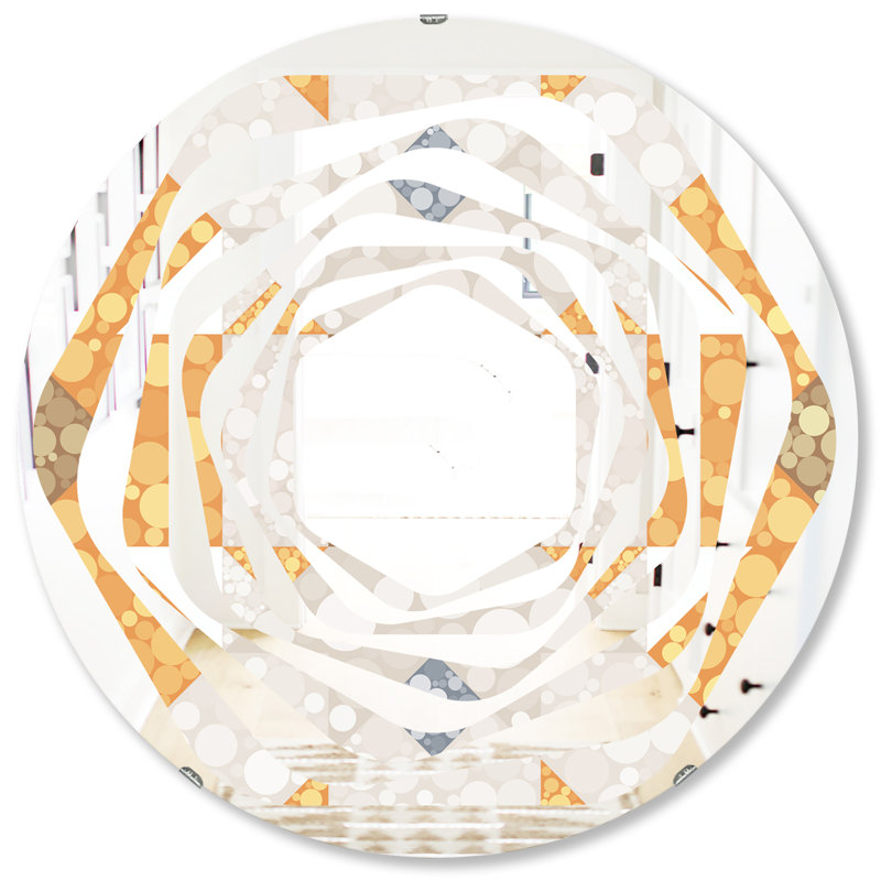 Miroir d'appoint Whirl Design, 31,5 po x 31,5 po