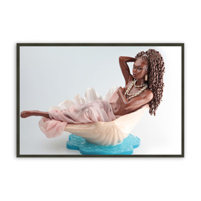 Good Black Art "Afrodite" Wall Art By PJ Harper | Limited-Edition Wood Framed Print | Ready-To-Hang Modern Wall Art