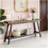 2-Tier Sofa Table with Rustic Farmhouse Style, Extra-Long and Space-Saving Design for Versatile Home Use