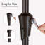  Parasol d'extérieur 90 po-552600549