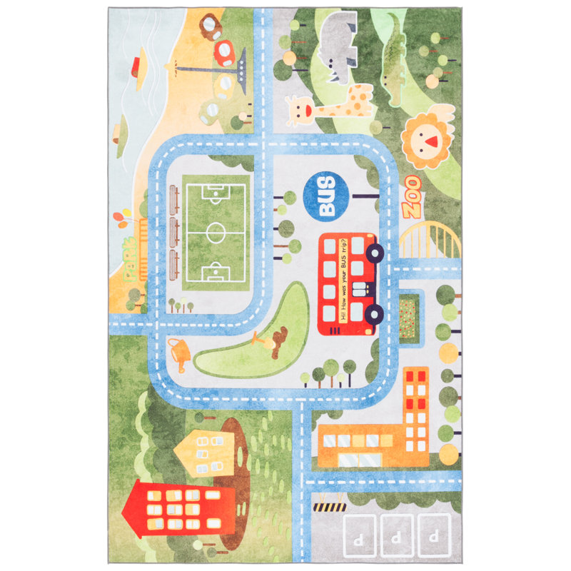 Tapis pour enfant Santa Monica, Rectangulaire 3 pi x 5 pi