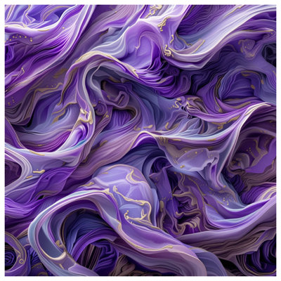 Tapisserie murale en tissu mauve fluide