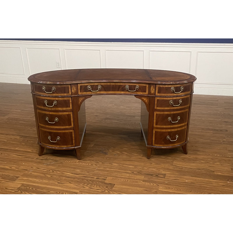 Regency Kidney Shaped Writing Desk 