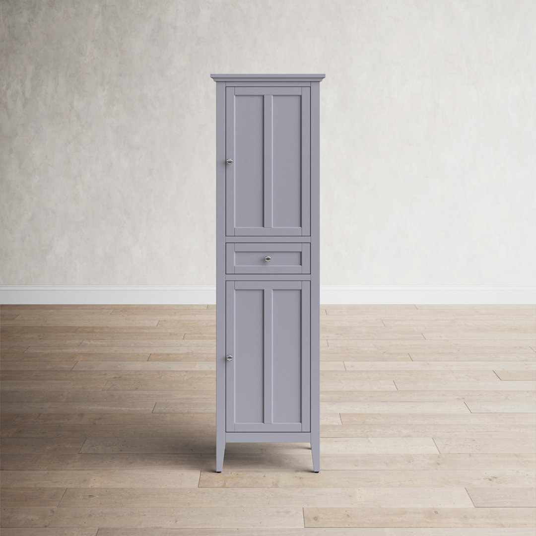 Gardner 21'' W x 73'' H x 18'' D Free-Standing Linen Cabinet Birch Lane™ 