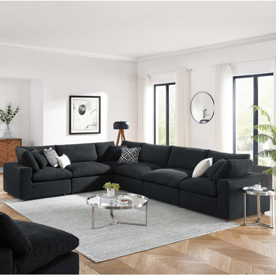 Canapé modulaire en tissu 6 pièces Commix