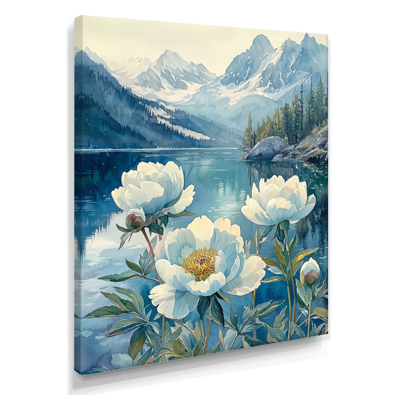 Carnahagh - Floral Wall Art, Ne s'applique pas, Toile tendue, H 32 po x l 24 po