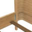 Caretta - Solid Wood Bed - King - Sandstone Finish-94665749