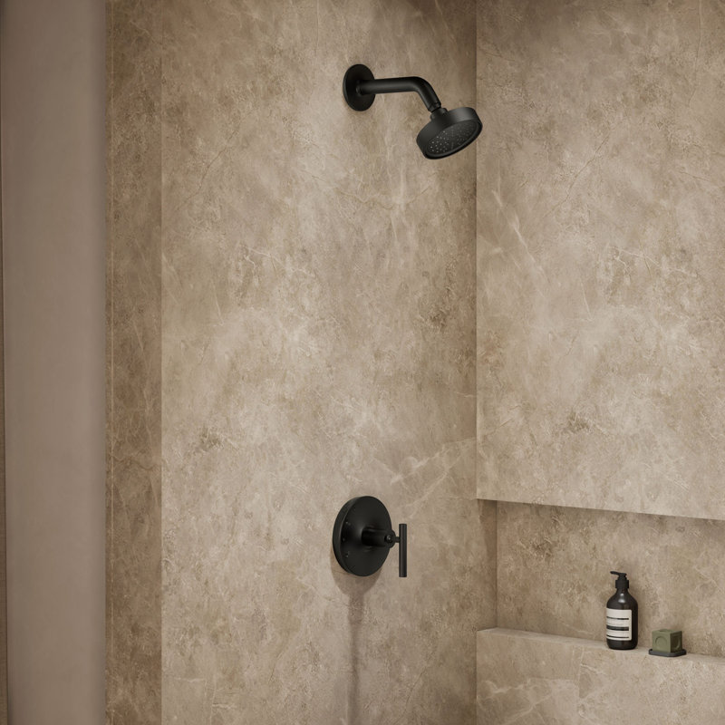 Purist Shower Trim, Lever Handle, Matte Black