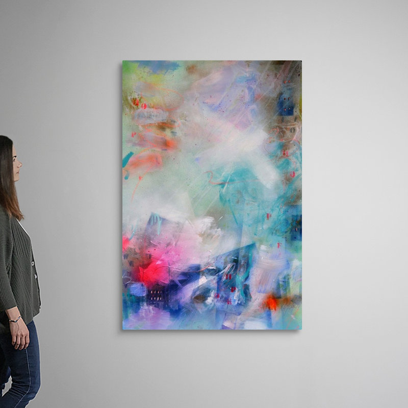 "Hope no. 9" par BEA garding Schubert, reproduction d’art sur toile, Toile tendue, H 60 po x l 40 po x P 1,25 po