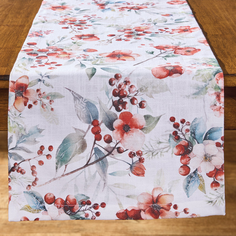 Levander Red Table Runner 14 Inches x 54 Inches