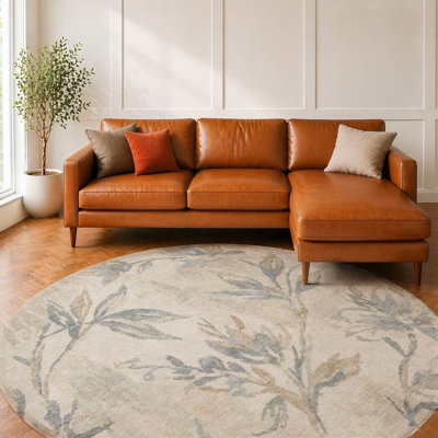 Machine Washable Indoor/Outdoor Chantille ACN2951 Floral Rug
