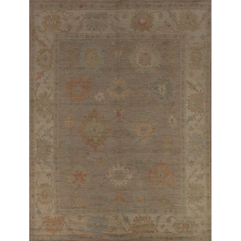 Vegetable Dye Oushak Turkish Area Rug