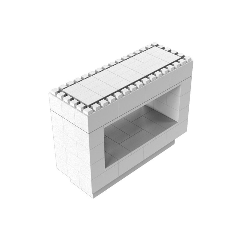 Table de réunion rectangulaire, Blanc