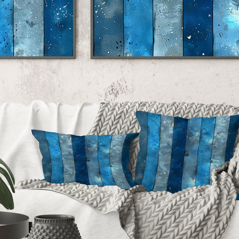 Coussin lombaire Glam Sparkling Stripes III