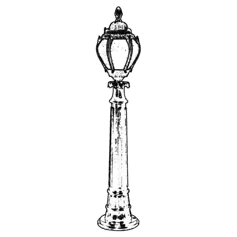 Aarjan Transparent Lamp Post (Full)