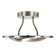 Mcroberts Modernistic Semi Flush Eco Friendly LED Ceiling Light Fitting in Brushed Finish