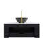 Meuble-lavabo de salle de bain avec lavabo, armoire de rangement de salle de bain murale à bordures courbes et flottantes avec vasque en céramique avec motif de pierre, couleur pré-assemblée-126233504-126233510