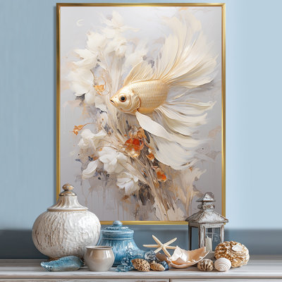 " Golden Fish And Long Tails "