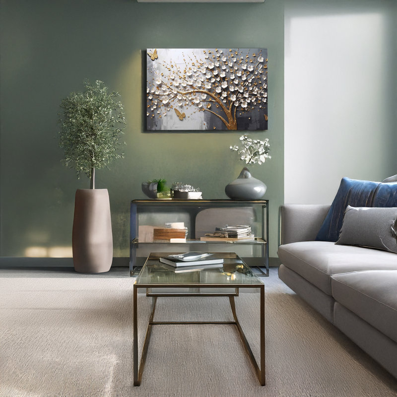 Peinture sur toile de pin unique