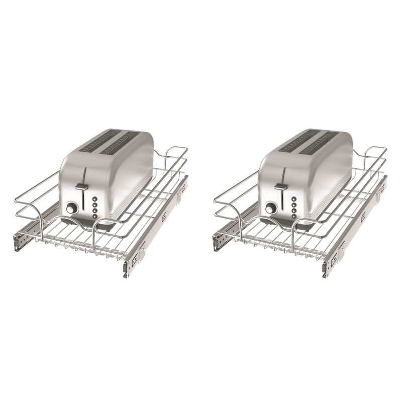 Organisateur de tablettes pour armoire Rev-A-Shelf, 12 x 22 po, 5WB1-1222CR-1 (paquet de 2)