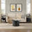 2-Pack Round End Table (Set Of 2) With Charging Station & Sliding Tambour Door, Fluted Side Table With Storage-712268753-734078360