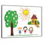 Cadre pour affiche mural 11 po x 17 po noir - 4 cadres
