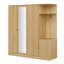 Armoire 4 portes avec tablettes, tiroirs et miroir pleine grandeur-996809880