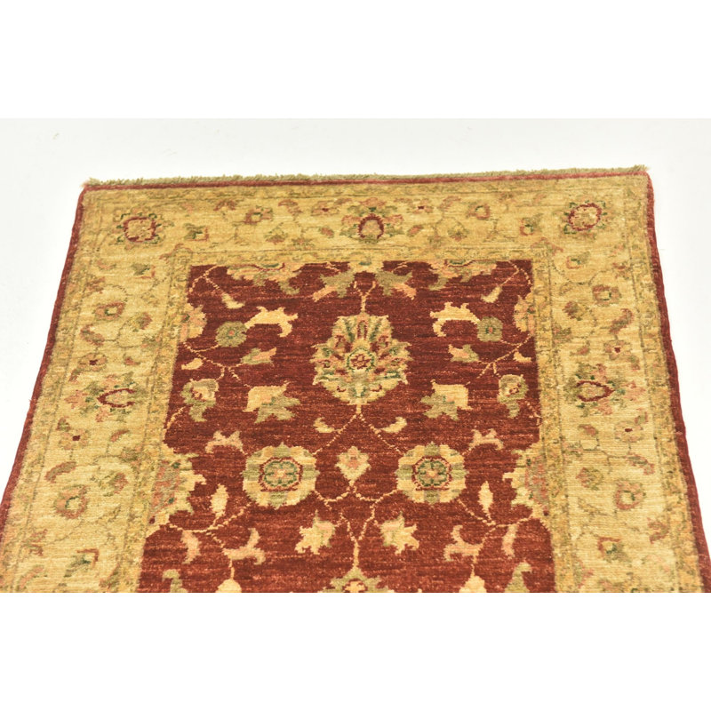 Tapis de couloir rouge rouille Olson