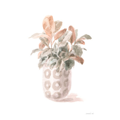 Modern Flora II by Danhui Nai - Wrapped Canvas Painting