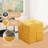 Ottoman Foot Rest Soft And Comfortable Ottoman Square Corduroy Woven Design Sofa Stool-1165623903