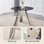 Élégante table de salle à manger 42 po Burn Stone