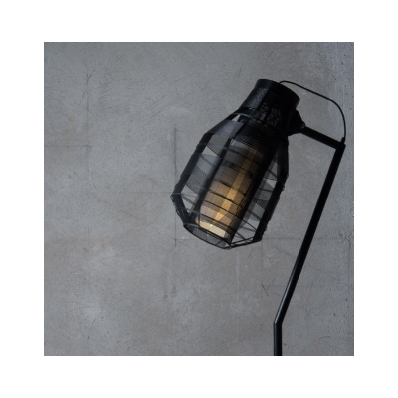 Schema 70.9'' Black Task Floor Lamp, Black