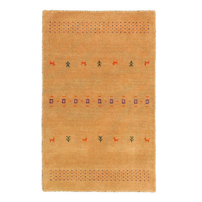 Geometric Area Rug in Beige