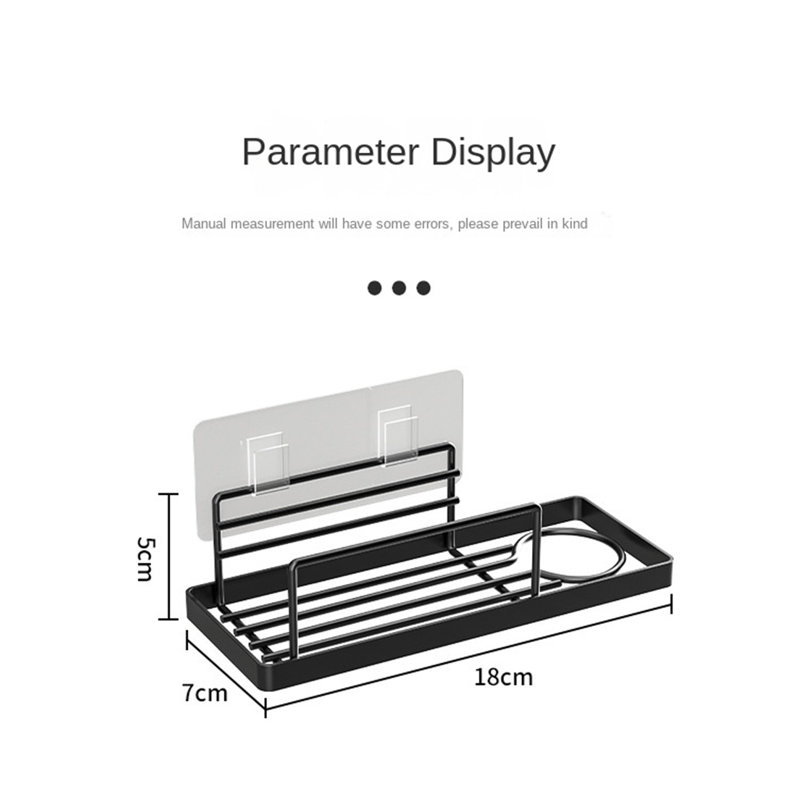 Support de cuisine avec plateau de drainage pour éponges, aucun support à épices requis pour l'évier et le comptoir