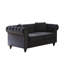 Canapé Chesterfield moderne en velours capitonné