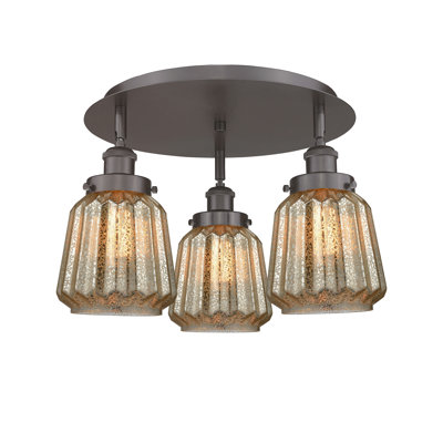 Bayron Glass Flush Mount