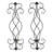 Set of 2 25 " Iron Wall Sconce